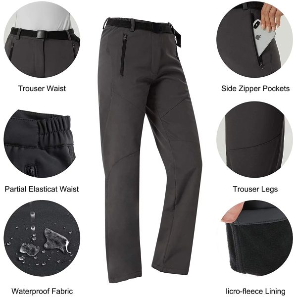 Softshell Trousers for Women Stretch 100