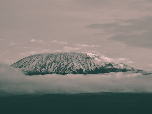 A stunning view of Mount Kilimanjaro.